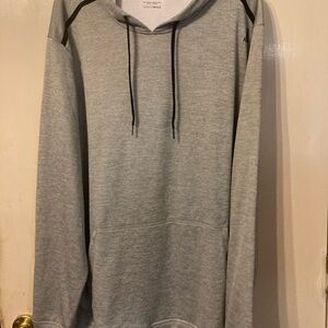 Reebok Light Gray Hoodie with Black Accents. New without Tags